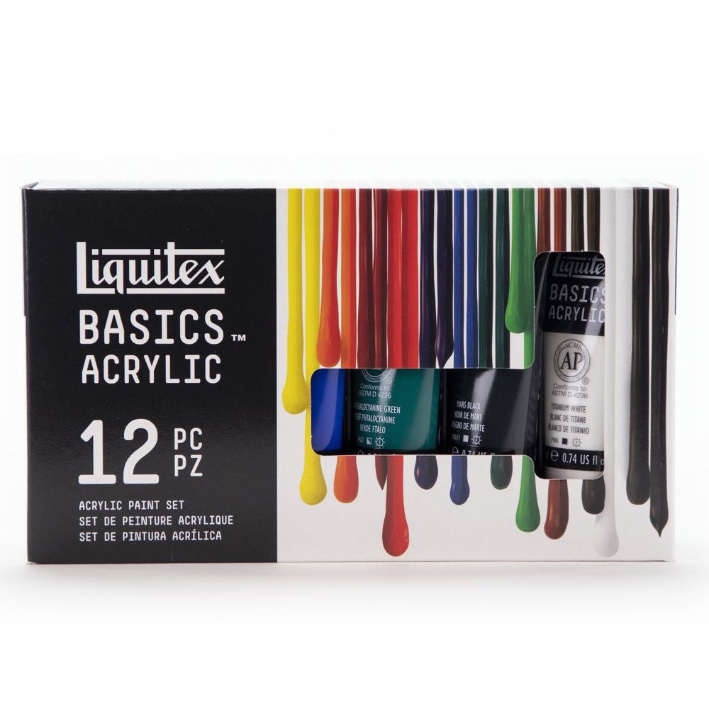 Tinta Acrílica Liquitex Basics 22ml 12 Cores